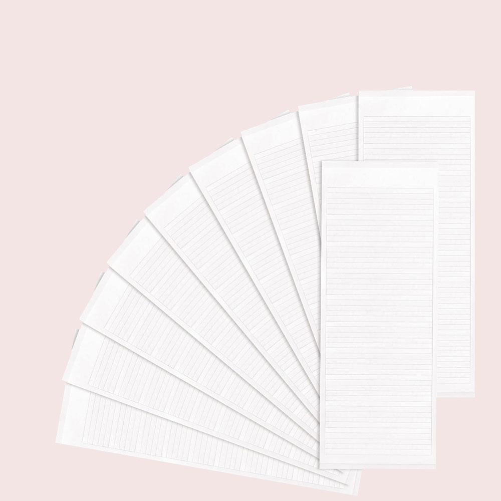 Double sided deals tape sheets