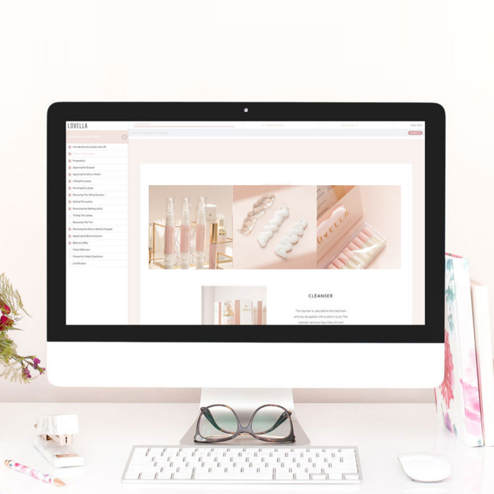 Lash & Brow Lamination Online Training